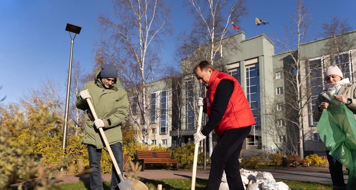В Сургуте впервые высадили маньчжурский орех для городского озеленения